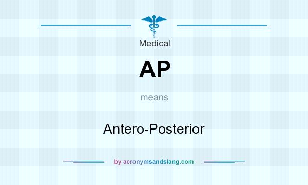 What does AP mean? It stands for Antero-Posterior