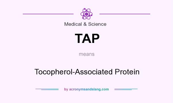What does TAP mean? It stands for Tocopherol-Associated Protein