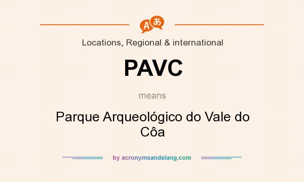 What does PAVC mean? It stands for Parque Arqueológico do Vale do Côa