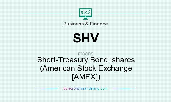 What does SHV mean? It stands for Short-Treasury Bond Ishares (American Stock Exchange [AMEX])