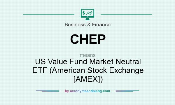 What does CHEP mean? It stands for US Value Fund Market Neutral ETF (American Stock Exchange [AMEX])