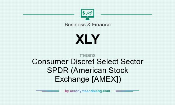 What does XLY mean? It stands for Consumer Discret Select Sector SPDR (American Stock Exchange [AMEX])