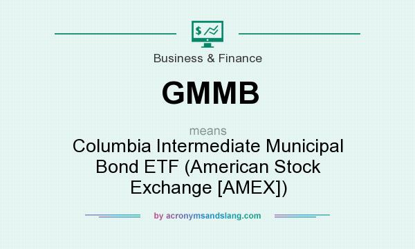 What does GMMB mean? It stands for Columbia Intermediate Municipal Bond ETF (American Stock Exchange [AMEX])