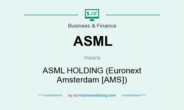 What does ASML mean? It stands for ASML HOLDING (Euronext Amsterdam [AMS])
