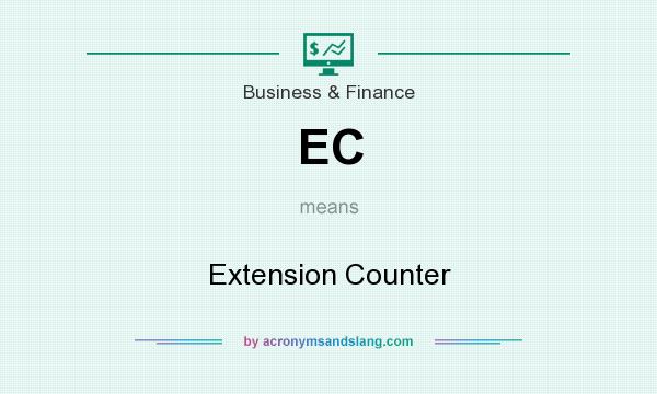 What does EC mean? It stands for Extension Counter