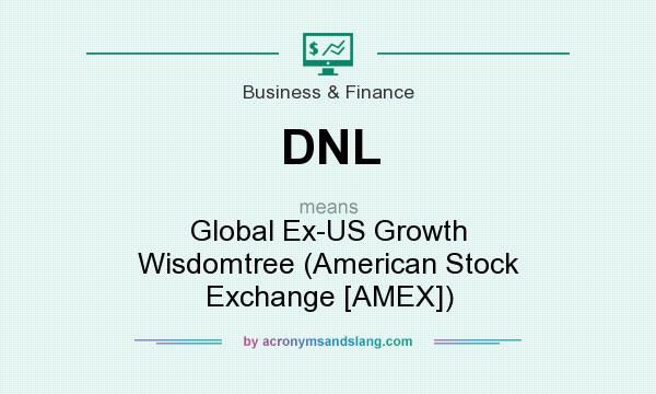 What does DNL mean? It stands for Global Ex-US Growth Wisdomtree (American Stock Exchange [AMEX])