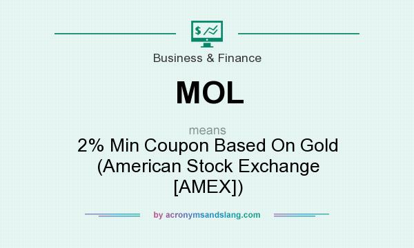 What does MOL mean? It stands for 2% Min Coupon Based On Gold (American Stock Exchange [AMEX])
