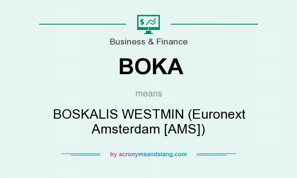 What does BOKA mean? It stands for BOSKALIS WESTMIN (Euronext Amsterdam [AMS])