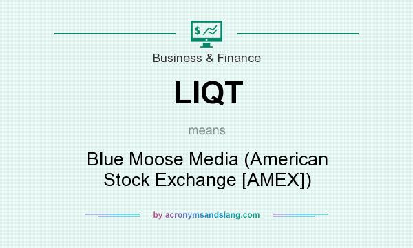 What does LIQT mean? It stands for Blue Moose Media (American Stock Exchange [AMEX])