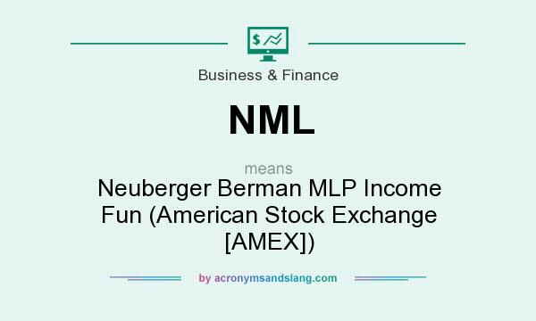 What does NML mean? It stands for Neuberger Berman MLP Income Fun (American Stock Exchange [AMEX])