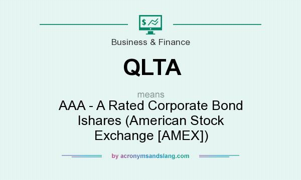 What does QLTA mean? It stands for AAA - A Rated Corporate Bond Ishares (American Stock Exchange [AMEX])