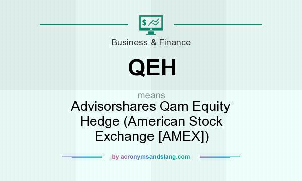 What does QEH mean? It stands for Advisorshares Qam Equity Hedge (American Stock Exchange [AMEX])