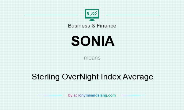 What does SONIA mean? It stands for Sterling OverNight Index Average