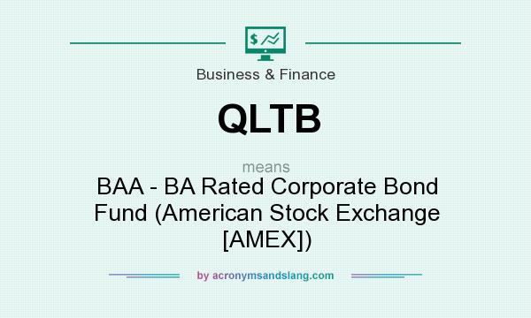 What does QLTB mean? It stands for BAA - BA Rated Corporate Bond Fund (American Stock Exchange [AMEX])