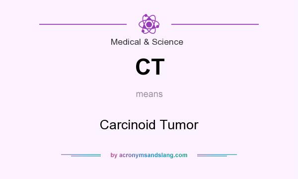 What does CT mean? It stands for Carcinoid Tumor