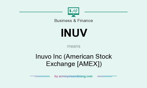 What does INUV mean? It stands for Inuvo Inc (American Stock Exchange [AMEX])