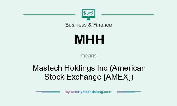What does MHH mean? It stands for Mastech Holdings Inc (American Stock Exchange [AMEX])