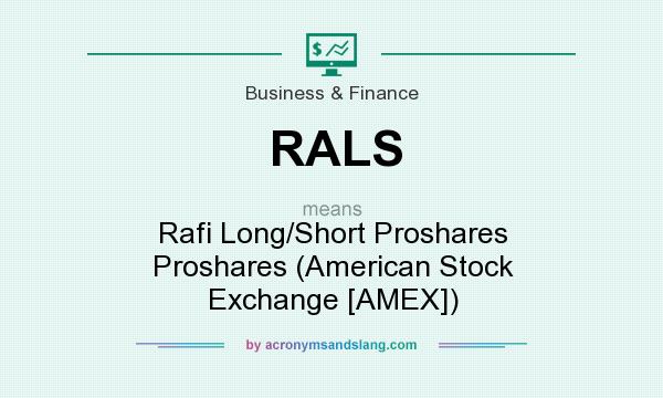 What does RALS mean? It stands for Rafi Long/Short Proshares Proshares (American Stock Exchange [AMEX])