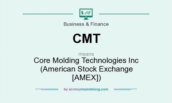 What does CMT mean? It stands for Core Molding Technologies Inc (American Stock Exchange [AMEX])