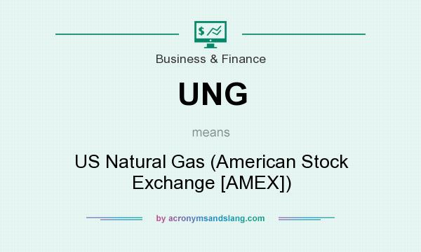 What does UNG mean? It stands for US Natural Gas (American Stock Exchange [AMEX])