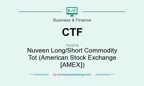 What does CTF mean? It stands for Nuveen Long/Short Commodity Tot (American Stock Exchange [AMEX])