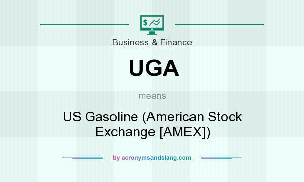 What does UGA mean? It stands for US Gasoline (American Stock Exchange [AMEX])