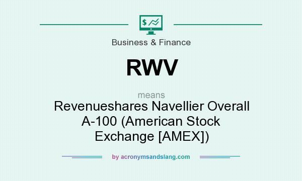 What does RWV mean? It stands for Revenueshares Navellier Overall A-100 (American Stock Exchange [AMEX])