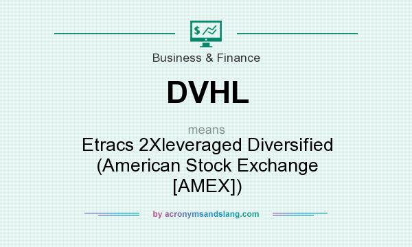 What does DVHL mean? It stands for Etracs 2Xleveraged Diversified (American Stock Exchange [AMEX])