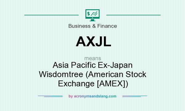 What does AXJL mean? It stands for Asia Pacific Ex-Japan Wisdomtree (American Stock Exchange [AMEX])