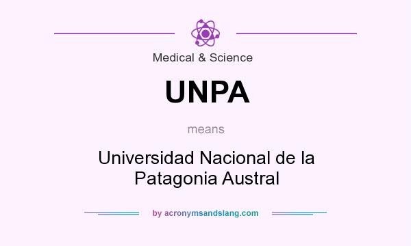 What does UNPA mean? It stands for Universidad Nacional de la Patagonia Austral