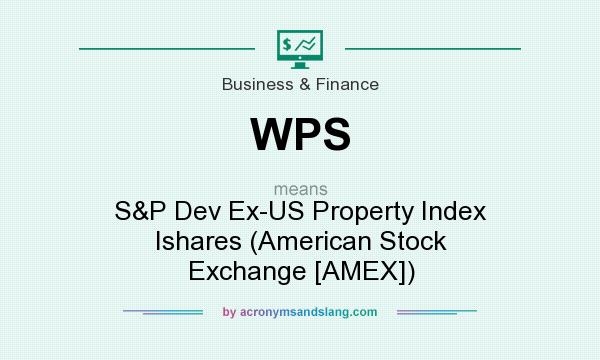 What does WPS mean? It stands for S&P Dev Ex-US Property Index Ishares (American Stock Exchange [AMEX])