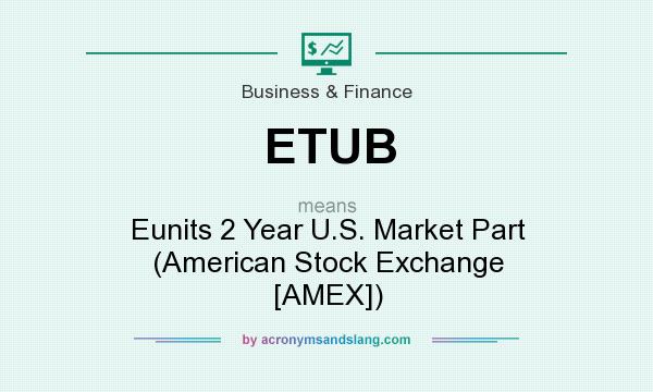 What does ETUB mean? It stands for Eunits 2 Year U.S. Market Part (American Stock Exchange [AMEX])