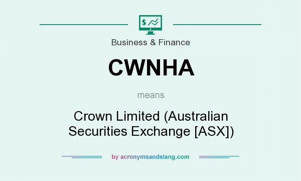 What does CWNHA mean? It stands for Crown Limited (Australian Securities Exchange [ASX])