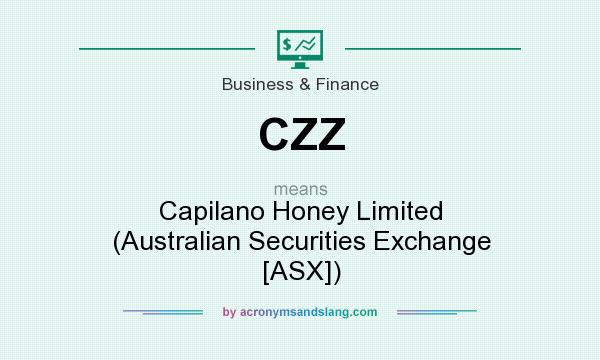 What does CZZ mean? It stands for Capilano Honey Limited (Australian Securities Exchange [ASX])
