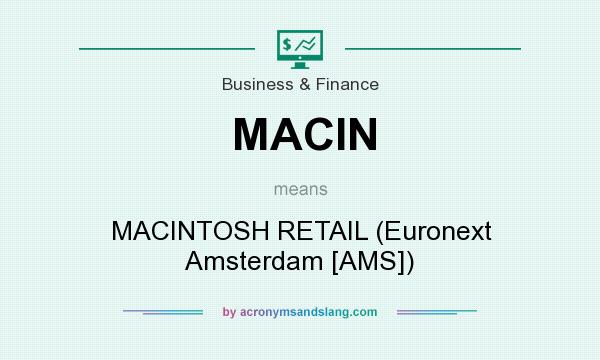 What does MACIN mean? It stands for MACINTOSH RETAIL (Euronext Amsterdam [AMS])