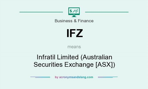 What does IFZ mean? It stands for Infratil Limited (Australian Securities Exchange [ASX])