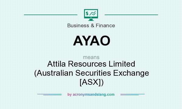 What does AYAO mean? It stands for Attila Resources Limited (Australian Securities Exchange [ASX])