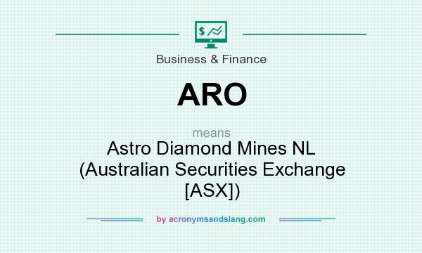 What does ARO mean? It stands for Astro Diamond Mines NL (Australian Securities Exchange [ASX])