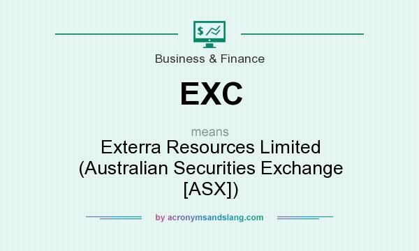 What does EXC mean? It stands for Exterra Resources Limited (Australian Securities Exchange [ASX])