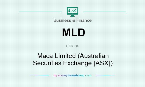 What does MLD mean? It stands for Maca Limited (Australian Securities Exchange [ASX])