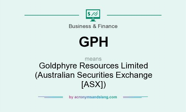 What does GPH mean? It stands for Goldphyre Resources Limited (Australian Securities Exchange [ASX])