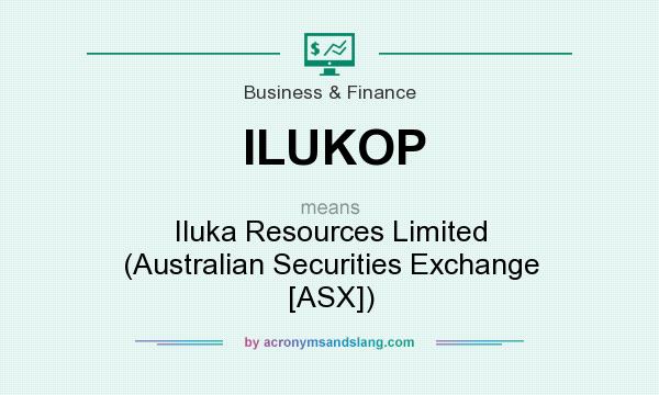 What does ILUKOP mean? It stands for Iluka Resources Limited (Australian Securities Exchange [ASX])