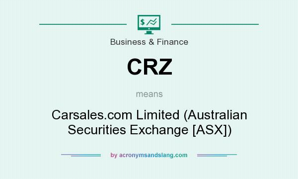 What does CRZ mean? It stands for Carsales.com Limited (Australian Securities Exchange [ASX])