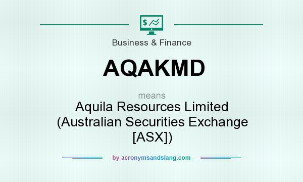 What does AQAKMD mean? It stands for Aquila Resources Limited (Australian Securities Exchange [ASX])