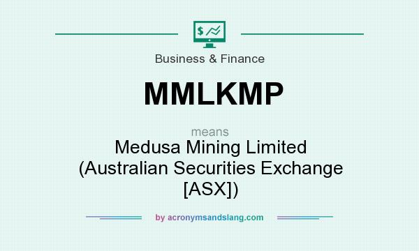 What does MMLKMP mean? It stands for Medusa Mining Limited (Australian Securities Exchange [ASX])