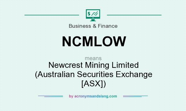 What does NCMLOW mean? It stands for Newcrest Mining Limited (Australian Securities Exchange [ASX])