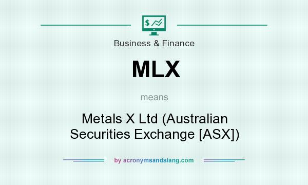 What does MLX mean? It stands for Metals X Ltd (Australian Securities Exchange [ASX])