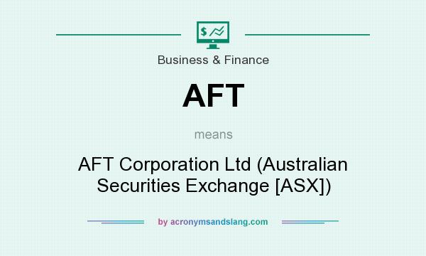 What does AFT mean? It stands for AFT Corporation Ltd (Australian Securities Exchange [ASX])