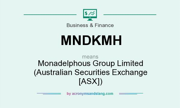 What does MNDKMH mean? It stands for Monadelphous Group Limited (Australian Securities Exchange [ASX])