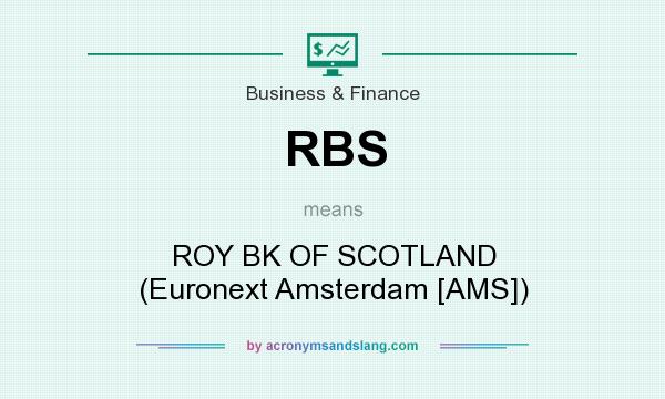 What does RBS mean? It stands for ROY BK OF SCOTLAND (Euronext Amsterdam [AMS])
